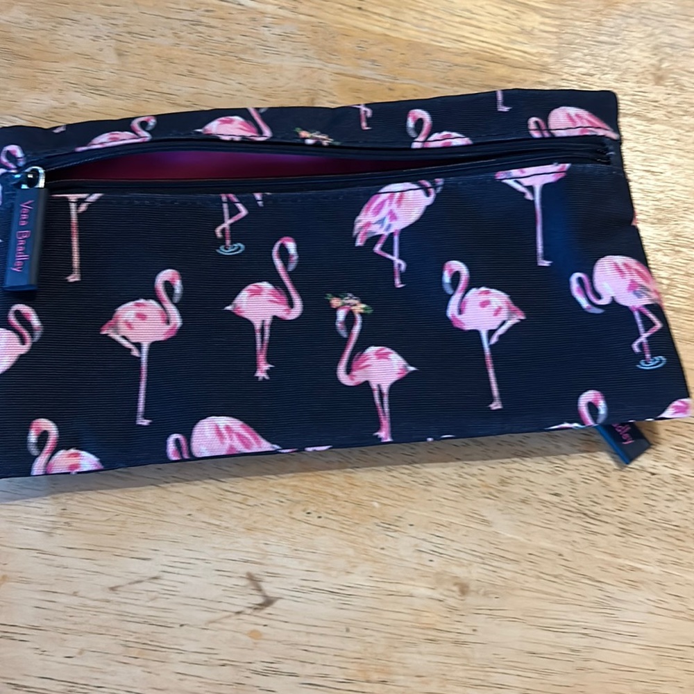 Vera Bradley pouch. Zippers on both sides